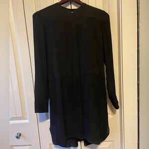 Wilfred Black Button-Up Longsleeve Dress